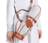 Women's PU Leather Golf Bag - Ball Carrier Tee Pouch, Elastic Storage Single Shoulder Strap | Outdoor Training Equipment Gift For Birthday Christmas Easter