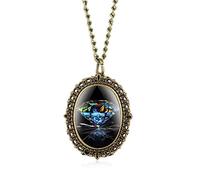 Women's Purple Flower Butterfly Pattern Small Pocket Watch Necklace Pendant Bracelet Girl's Birthday Gift diamond