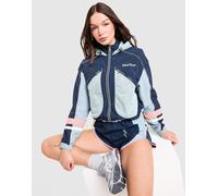 Womens Red Run Activewear Azure Nylon Track Top - Blu, blu S