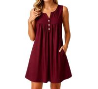 Women's Ribbed Knit Short Sleeve Top with Scalloped Lace Trim Square Neck Button Down Slim Fit Casual Summer Tee Shirt Navy Blue