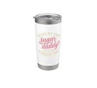 Womens Single Moms Being My Own Sugar Daddy Is Exhausting Bicchiere termico in acciaio inox doppia parete