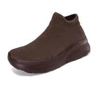 Women's Slip-On Shoes Comfortable and Lightweight for Walking, Work, caffè, 38 EU