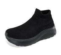 Women's Slip-On Shoes Comfortable and Lightweight for Walking, Work, Nero1, 40 EU