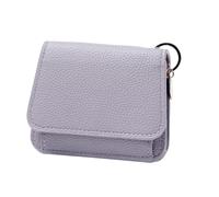 Women's Small Wallet Trifold PU Leather Card Holder with Coin Zipper | Slim Compact Design with ID Window & Keychain - Perfect for Travel, Work, Gym & Everyday Use