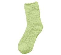 Women's Solid Color 1 Pair Plush Socks Winter Solid Color Thickened Floor Sleeping Plush Socks Socks Calzini Nero, verde, S