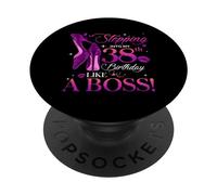 Women's Stepping Into My 38th Birthday Queen 38 Years Old PopSockets PopGrip Adesivo