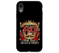 Women's Stepping Into My 69th Birthday With Grace & Faith Custodia per iPhone XR