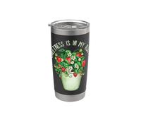 Womens Strawberry Plant Lover Sweetness Is In My Roots Bicchiere termico in acciaio inox doppia parete