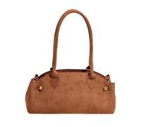Womens Suede Tote Bags, Classical Large Capacity Faux Leather Shoulder Satchel,Fashion Retro Travel Underarm Bag