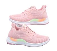 Womens Trainers - Lightweight Air Cushion Sports Casual Shoes with Arch Support, Where Comfort Meets Trend for Walking, Sports And Work (Pink,38)
