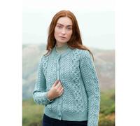 Women's Tramore Short Button Mermaid Aran Cardigan