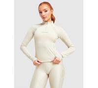Womens Under Armour Maglia 1/4 Zip Luxe - Marrone, marrone XS