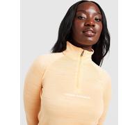 Womens Under Armour Top 1/4 Zip Tech Tiger - Arancione, arancione XL
