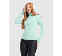 Womens Under Armour Top 1/4 Zip Tech Tiger - Blu, blu XL