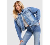 Womens Unlike Humans Denim Jacket - Blu, blu S