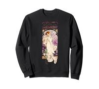 Womens vintage bohemian Design in Art Nouveau Style, Mucha Felpa
