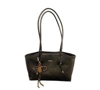 Women's Vintage Shoulder Bag - Retro PU Leather Tote Handbag | Chic Commute
