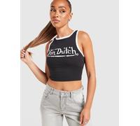 Womens Von Dutch Large Logo Tank Top - Nero, nero M