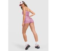 Womens Von Dutch Leopard Micro Shorts - Rosa, rosa XS