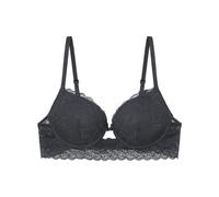 Women'secret Beautiful Reggiseno Pizzo Grigio, Grigio Scuro, 4B