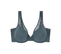 women'secret Beautiful Reggiseno Tulle Blu Scuro Imbottito per Donna, Blu Cielo, 3B