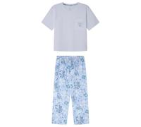 Women'secret Capri Pyjama Daily Garden Pigiama, Bianco, L Donna