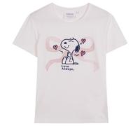 Women'secret Capri Pyjama Multilicense Lucky Love Snoopy Pigiama, Bianco, S Donna