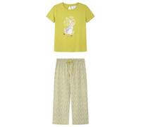 Women'secret Capri Pyjama Multilicense Nostalgia Petter Rabbit Pigiama, Kaki, L Donna
