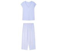 Women'secret Capri Pyjama Soft Touch Pigiama da Donna, Verde, XL