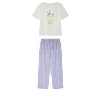 Women'secret Capri Pyjama Weekly Hope Pigiama da Donna, Bianco, M