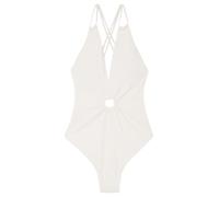 Women'secret Costume da Bagno Bianco Jaquard Anilla Swimsuit da Donna, Biancaneve, M