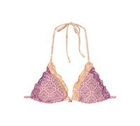Women'secret Gathered Boho Flower Top Bikini da Donna, Rosa, 1B