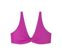 Women'secret Halter Removable Pad Sun Tropical Top Bikini, Viola, 3B Donna