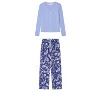 Women'secret Long Pyjama Daily Farmer's Market Pigiama, Blu, XXL Donna