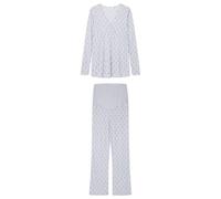 Women'secret Long Pyjama Maternity 1 Pigiama, Grigio, XL Donna