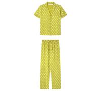 Women'secret Long Pyjama Mix And Match Recipe Pigiama, Giallo, S Donna
