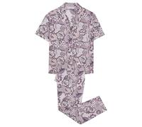 Women'secret Long Pyjama Mix And Match Weekend Scape Pigiama, Viola, S Donna