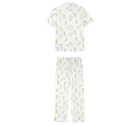 Women'secret Long Pyjama Multilicense Nostalgia Petter Rabbit Pigiama, Bianco, S Donna