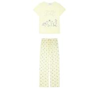 Women'secret Long Pyjama Multilicense Play Sesame Street Pigiama, Giallo, XS Donna