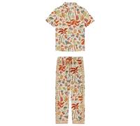 women'secret Pigiama a Maniche Corte Multilicense Jungle Set, Multicolore, L Donna