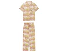 women'secret Pigiama a Maniche Corte Weekly Sunshine Set, Multicolore, S Donna