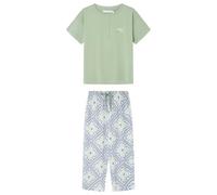 Women'secret Pigiama Capri da Donna Daily Farmer's Market, Kaki, XS