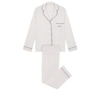 Women'secret Pigiama Lungo da Donna Daily Farmer's Market, Bianco, XXL