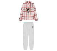 Women'secret Pigiama Lungo Mafalda Wild Red Collection Pyjama, White, XS da Donna