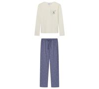 Women'secret Pijama Largo Wish Pigiama, Blanco, XL Donna