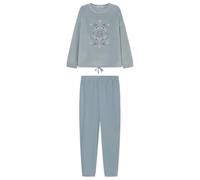 Women'secret Pijama Largo Market Generics Pj Collection Pyjama, Verde, XS Donna