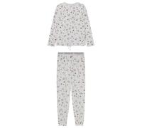 Women'secret Pijama Largo Snoopy Wild Red Collection Pyjama, Bianco, S Donna