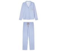 Women'secret Pijama Largo Snoopy Wild Red Collection Pyjama, Blu, M Donna