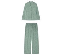 Women'secret Pijama Masculino de Manga Larga Colección Forest Pigiama, Verde Grigio, XS Donna