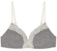 Women'secret Reggiseno Triangolare Imbottito, Grigio Chiaro, 95B, Grigio, 4B